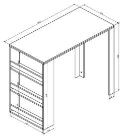 Table De Bar 117cm Blanche -Magasin de meubles 8ed1e8bfaf5f40c5ae45bb4e6518f2d0.cropped 50 8 893 992.processed
