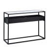 Table Console Verre Avec 4 Compartiments
