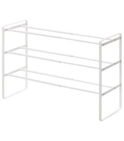 Yamazaki Etagère à Chaussures Noire Extensible