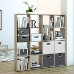 Etagère Karree Sonoma 16 Compartiments -Magasin de meubles 9bd9a7fd8f5043048503064d06ac083f