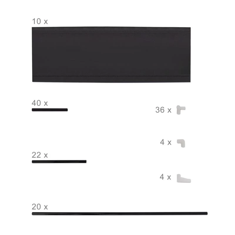 2x Étagères à Chaussures 50 Paires Gris 14 2x Étagères à Chaussures 50 Paires Gris – Image 14