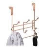 1x Porte-manteau Avec 3 Doubles Crochets