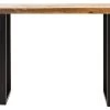 Table Console 115x40x77cm Noir/naturel