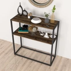 Table Console Hemsedal Anthracite -Magasin de meubles a1e77378427145ac86a413d1487860a2