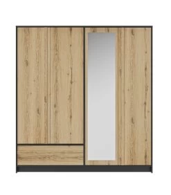 Armoire 4 Portes Et 1 Tiroir Mimizan -Magasin de meubles a7452825b48a415ca18e2cf650f602bd
