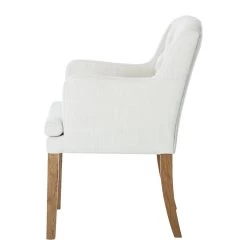 Chaise à Accoudoirs Austin -Magasin de meubles armlehnstuhl austin webstoff weiss 312958
