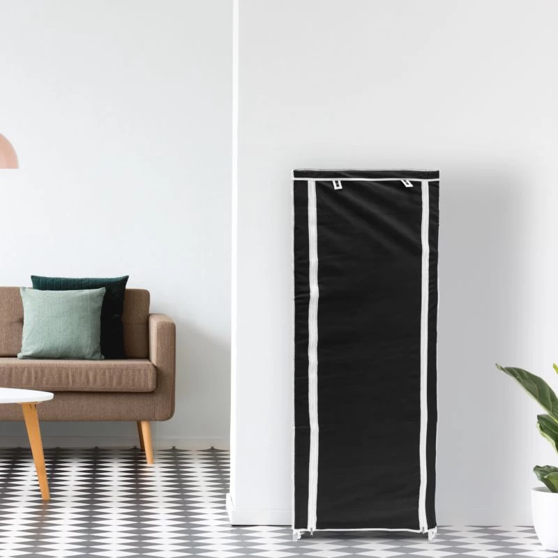 1xArmoire à Chaussures En Tissu Pliante 2 1xArmoire à Chaussures En Tissu Pliante – Image 2