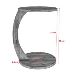 Table D’appoint Holeby Ronde Naturel -Magasin de meubles bcd33e6952014d35b35bd94b736f0a91