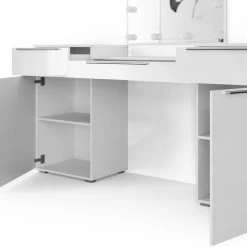 Coiffeuse Lilli Blanc LED -Magasin de meubles bddcd292bd5d40daba10189ae10e3e38