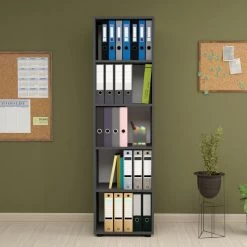 Bibliothèque Vara à 5 Niveaux -Magasin de meubles be7c07ed0208464b944cc6cbd4bef40f