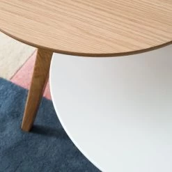 Table D'appoint Wolka 24 Table D'appoint Wolka -Magasin de meubles beistelltisch wolka eiche teilmassiv eiche weiss 4783452