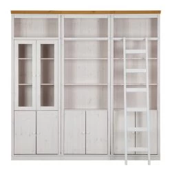 Bibliothèque Lillehammer V -Magasin de meubles buecherwand lillehammer v kiefer massiv weiss honig 1112602