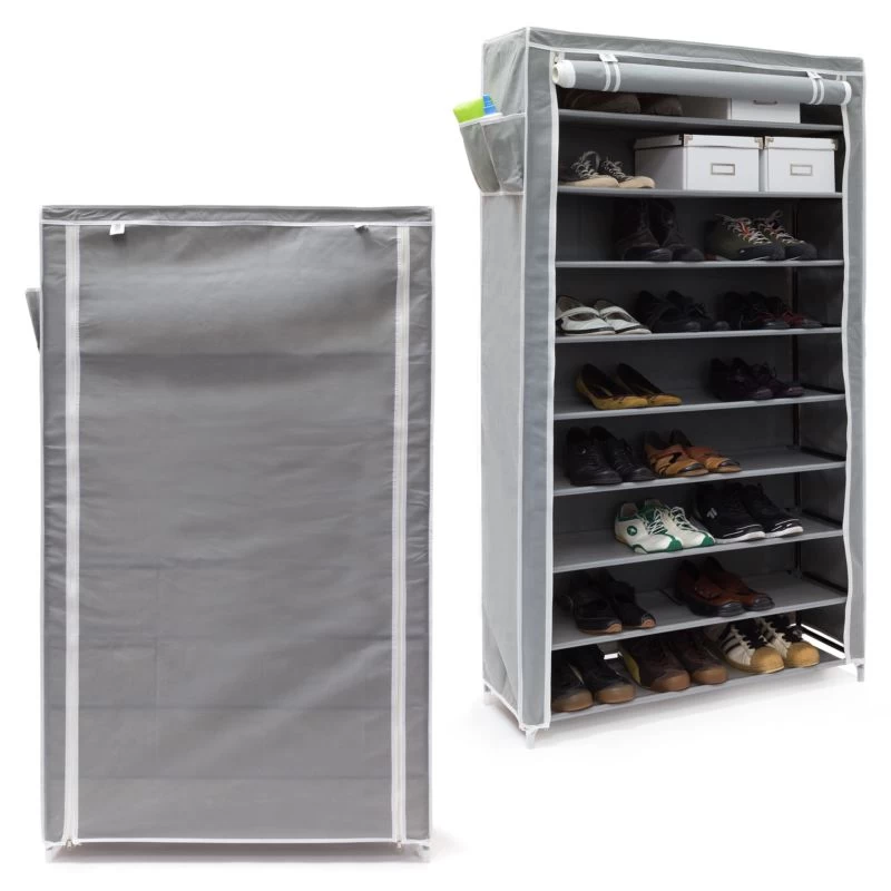 2x Meubles à Chaussures Anthracite 1 2x Meubles à Chaussures Anthracite