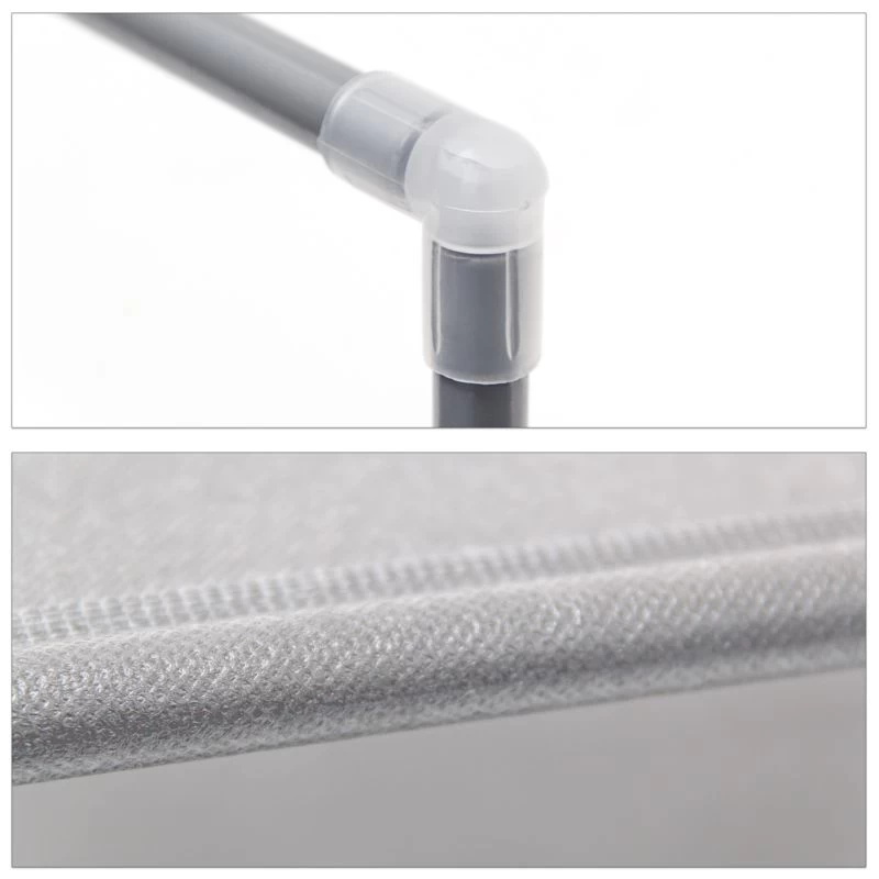 2x Étagères à Chaussures 50 Paires Gris 4 2x Étagères à Chaussures 50 Paires Gris – Image 4