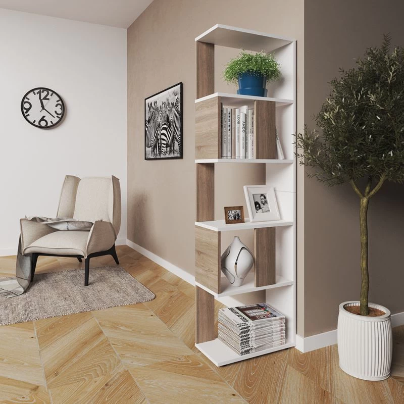 Etagère 45cm Sonoma/blanc 5 Etagère 45cm Sonoma/blanc – Image 5