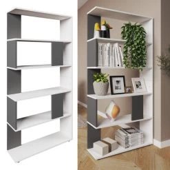 Etagère 80cm Anthracite/blanc 10 Etagère 80cm Anthracite/blanc -Magasin de meubles c1d078d3afb84f0599e44822185dceaf