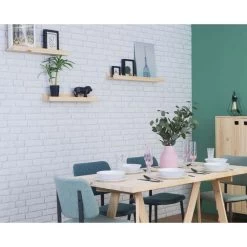 Etagère Murale En Pin Massif - L40 Cm -Magasin de meubles c1f19bf2984e4b819fee44363057d827