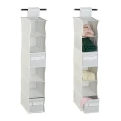 2xÉtagère Suspendue Tissu Armoire -Magasin de meubles c26e2fd8224f46efbbc5398424bc3d18