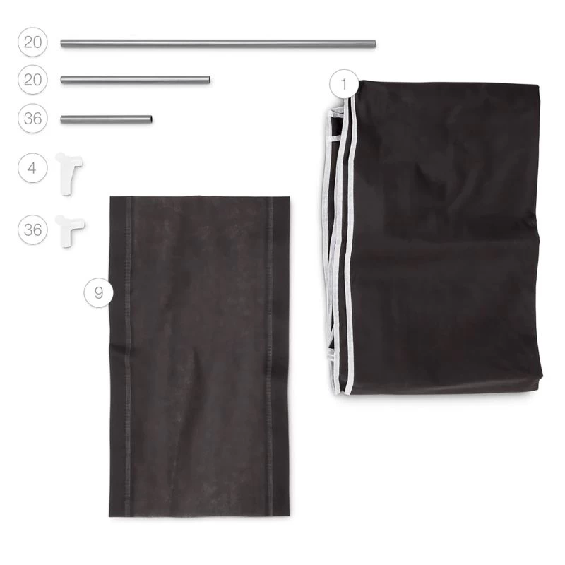 1xArmoire à Chaussures En Tissu Pliante 16 1xArmoire à Chaussures En Tissu Pliante – Image 16