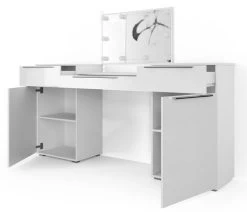 Coiffeuse Lilli Blanc LED