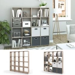 Etagère Karree Sonoma 16 Compartiments -Magasin de meubles cb700f167b0048449c6355e150bea572