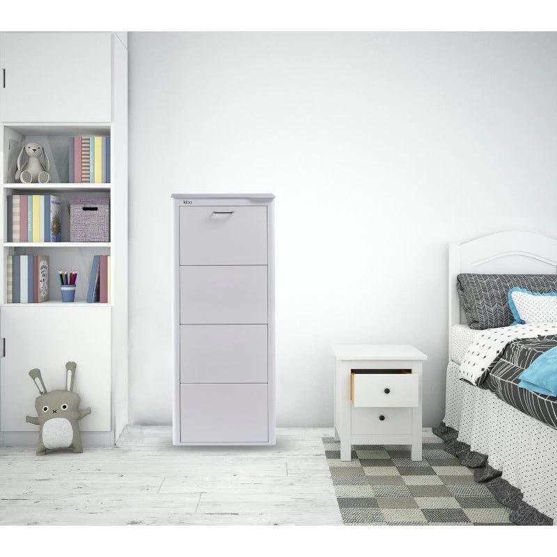 Meuble à Chaussures KIBO 4 Compartiments 17 Meuble à Chaussures KIBO 4 Compartiments – Image 17