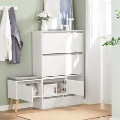 Meuble à Chaussures FSR134-W -Magasin de meubles cf6ec69ebb3c40708add8a6f9d0d2c0a