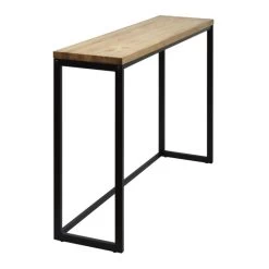 Table Console Icub 30x120x80cm Noir -Magasin de meubles d3042a461d0049eb9b2533b398aab281