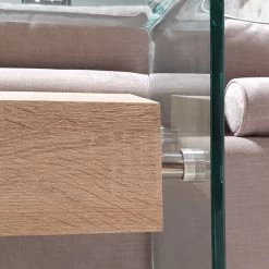 Console L125cm En Verre Trempé - ICE -Magasin de meubles d368a766c9dd442f9bccae586735718c