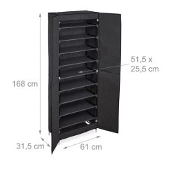 Armoire à Chaussures En Tissu 30 Paires -Magasin de meubles d713d3a1577a478697765c27d92c2540