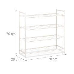 Étagère à Chaussures Empilable 4 Niveaux -Magasin de meubles d9ae50e1358e4691b4d20f1ab20dbeca