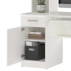 Bureau Ordinateur Crossline Blanc -Magasin de meubles e3b9671e533d4e96bcd0ed1e1f5d7bf6