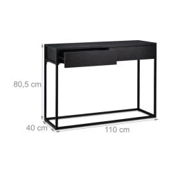 Table Console Noire 19 Table Console Noire -Magasin de meubles e707bf9fb1f44ac885a602d7ba9e9ddc