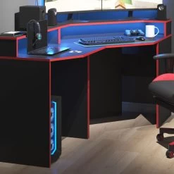 Bureau Ordinateur Kron Noir/rouge Set 5 9 Bureau Ordinateur Kron Noir/rouge Set 5 -Magasin de meubles e7abb33afe8b4a369a8f237ac169c717