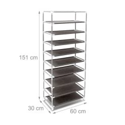 1xArmoire à Chaussures En Tissu Pliante 36 1xArmoire à Chaussures En Tissu Pliante -Magasin de meubles eb251e942c1d456cbc4f90a06a430cda