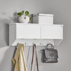 Armoire Murale Étagère Suspendue FHK24-W -Magasin de meubles ee2aebbfdffe444e8092a8897d4af938