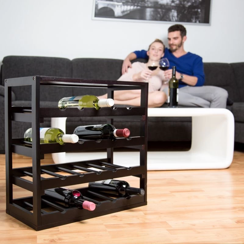 Casier à Bouteilles De Vin En Bois étagè 2 Casier à Bouteilles De Vin En Bois étagè – Image 2