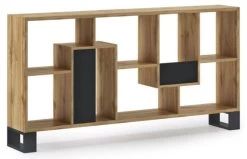 Bibliothèque LOFT Couleur Chêne Foncé