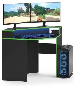 Bureau Ordinateur Kron 90cm Noir/vert -Magasin de meubles f54abed715e34982a38e047c727fb834.cropped 217 122 642 733.processed