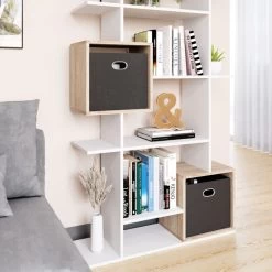 Etagère Blanc/sonoma Cube -Magasin de meubles fccbf931d6874f4e81384bcc01471ce2