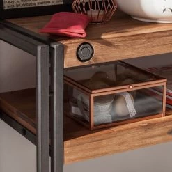 Console MANCHESTER -Magasin de meubles konsole manchester akazie massiv metall 4873556