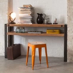 Console MANCHESTER -Magasin de meubles konsole manchester akazie massiv metall 4873560