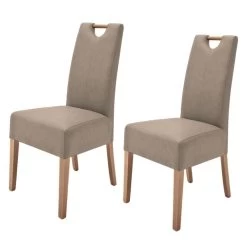 Lot De 2 Chaises Capitonnées Alessia II