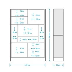 Étagère Iron II -Magasin de meubles regal iron ii mango massiv eisen 5131880