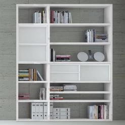 Etagère Emporior II.B -Magasin de meubles regalwand emporior ii b ohne beleuchtung hochglanz weiss weiss 2207978