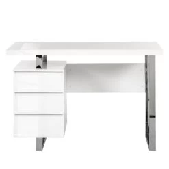 Bureau Paddington II -Magasin de meubles schreibtisch paddington hochglanz weiss lackiert mit 1 container 3375765