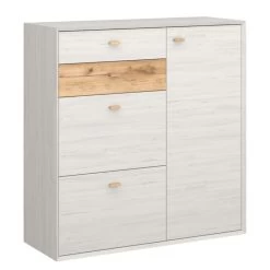 Armoire à Chaussures Calvi -Magasin de meubles schuhschrank calvi pinie weiss dekor eiche 4254396