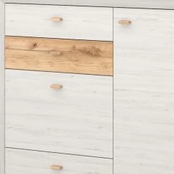 Armoire à Chaussures Calvi -Magasin de meubles schuhschrank calvi pinie weiss dekor eiche 4259224